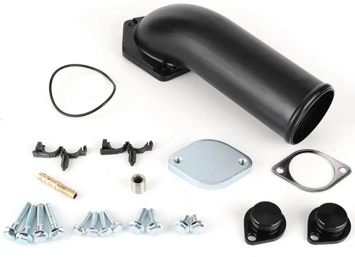 EGR Valve Cooler Kit Intake Elbow for 08-10 Ford 6.4L Powerstroke