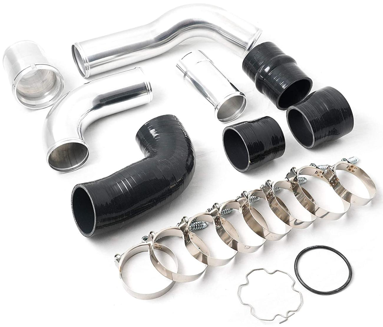 Auto Intake Pipe Kit Hot & Cold Side Intake Pipe Kit For 2011-2016 Ford 6.7L Powerstroke ...